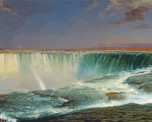 Niagara By Frederic Edwin Church paint by numbers