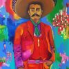 Pancho Villa In Hat paint by numbers