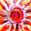 Sun Abstract paint by numbers