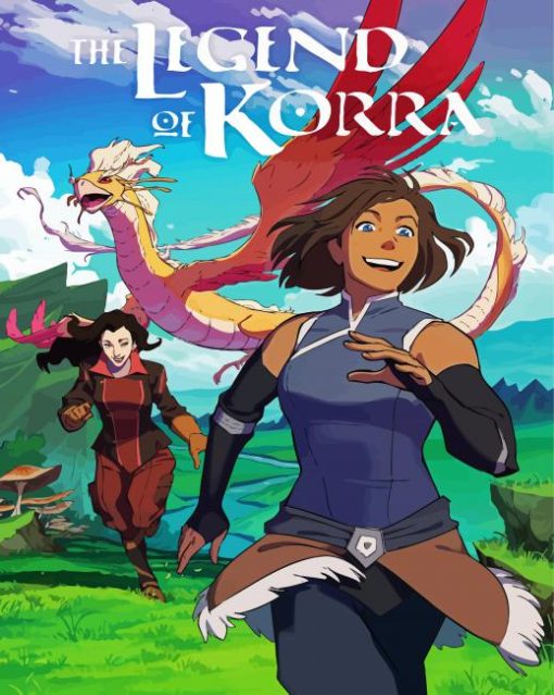 The Legend Of Korra Anime paint by numbers