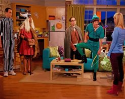 The Big Bang Theory Sitcom paint by number