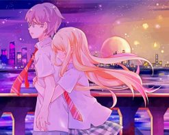 Your Lie In April Kosei And Kaori paint by numbers