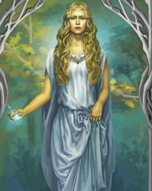 Aesthetic Lord Of The Rings Galadriel paint by numbers
