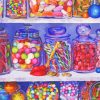 Aesthetic Candy Shop Illustration paint by numbers