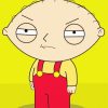 Angry Stewie Griffin paint by numbers
