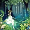 Anime Kid In Forest paint by numbers