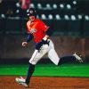 Auburn Tigers Baseball Player paint by numbers