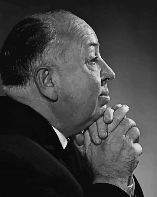 Alfred Hitchcock paint by numbers