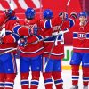 Montreal Canadiens Ice Hockey Players paint by numbers