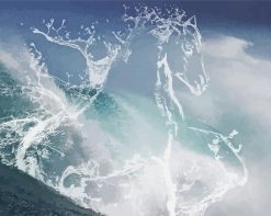 Sea Wave Horse paint by numbers