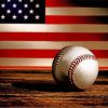 Aesthetic American Flag And Baseball paint by numbers