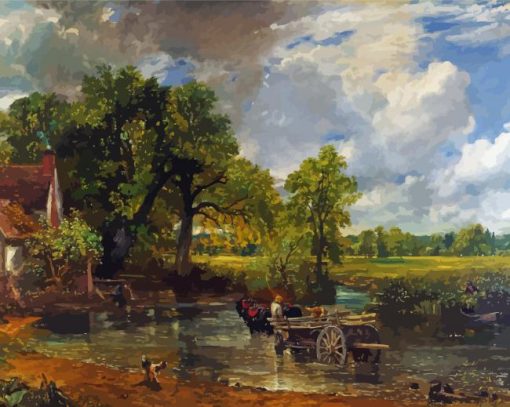 The Haywain paint by numbers