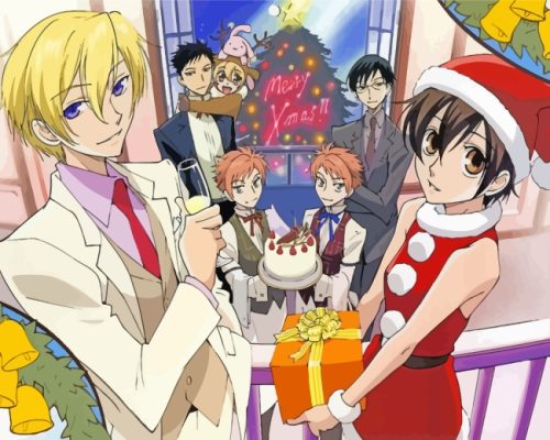 Anime Ouran High School Host Club paint by numbers