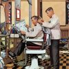 Barber Getting Haircut paint by numbers