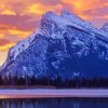 Mt Rundle paint by numbers