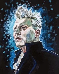 Cool Grindelwald paint by numbers