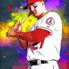 Mike Trout Mlb paint by numbers