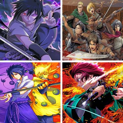 Animes painting by numbers