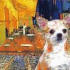 Chihuahua Van Gogh Chihuahua Van Gogh paint by numbers
