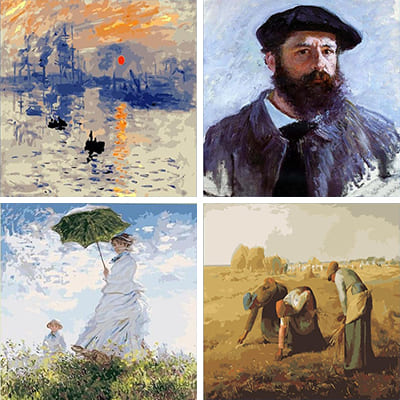 Claude Monet painting by numbers