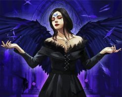Gothic Angel paint by numbers