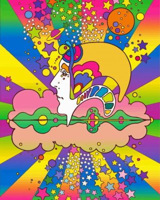 Peter Max  paint by numbers