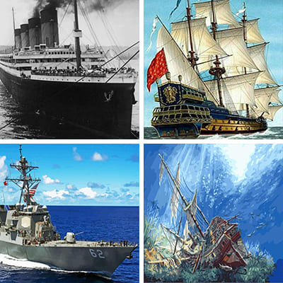 Ship painting by numbers