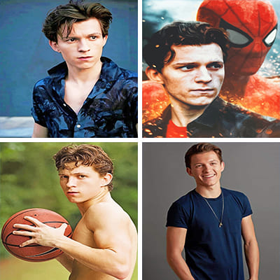 Tom Holland painting by numbers