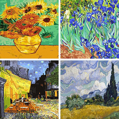 Van Gogh painting by numbers