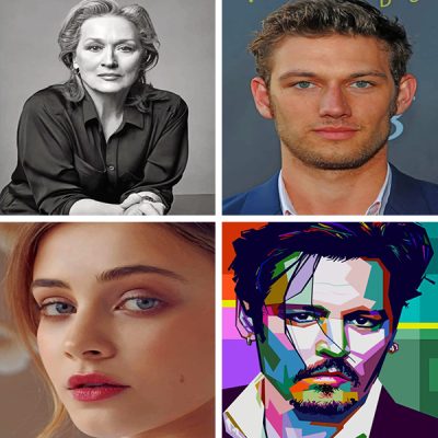 actor painting by numbers