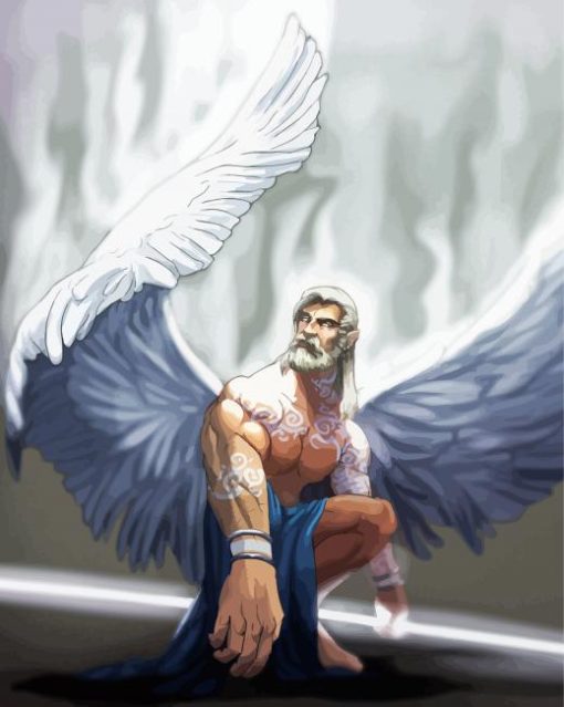 Angel Man Art paint by numbers