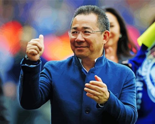 The Businessman Vichai Srivaddhanaprabha paint by numbers