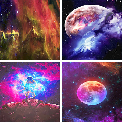 galaxies painting by numbers
