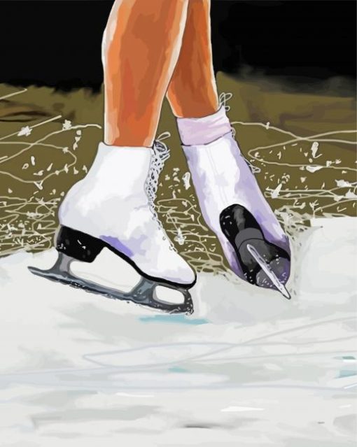 Ice Skating paint by numbers