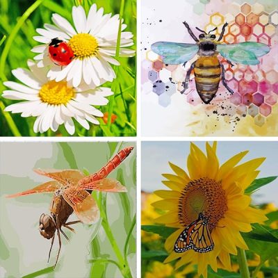 insects painting by numbers