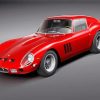 Red Ferrari 250 GTO paint by numbers