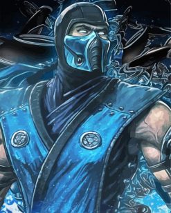 Sub Zero Art Illustration paint by numbers