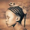 Aesthetic Khoisan Girl paint by numbers