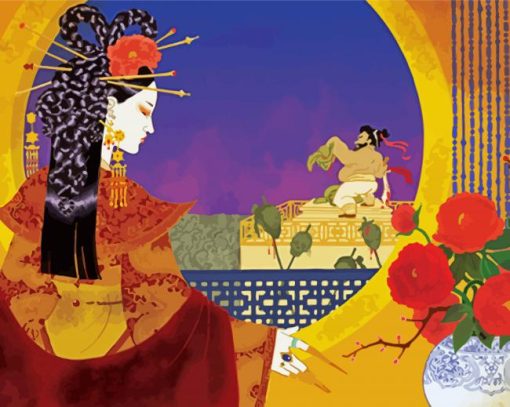 Asian Turandot paint by numbers