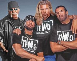 NWO Wrestling paint by numbers