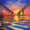Chesapeake Bay Bridge paint by numbers