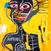 Two Heads On Gold By Jean Michel Basquiat Cabeza Jean Michel Basquiat Cabeza Jean Michel Basquiat paint by numbers