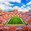 Tennessee Volunteers Football Match paint by numbers