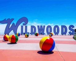 Wildwood New Jersey paint by numbers