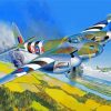 War De Havilland Mosquito paint by numbers