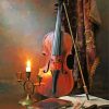 Violin And Candle paint by numbers