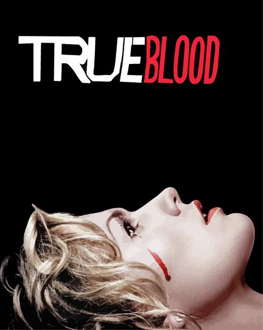 True Blood Poster Paint By Numbers
