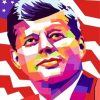 John F Kennedy Art Paint By Numbers